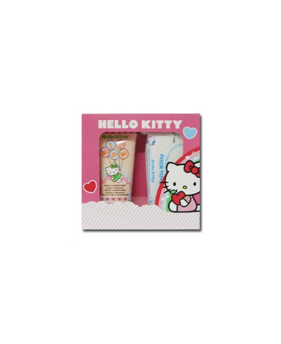 Hello Kitty Pesca e Mandarino + Salviettine Deodoranti Rinfrescanti