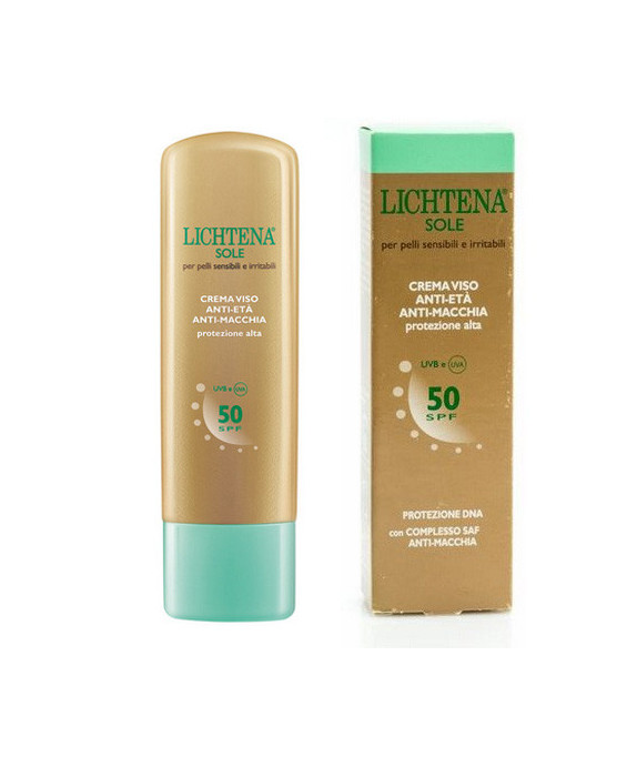 Lichtena Sole Crema Viso Antietà Anti-Macchia SPF50