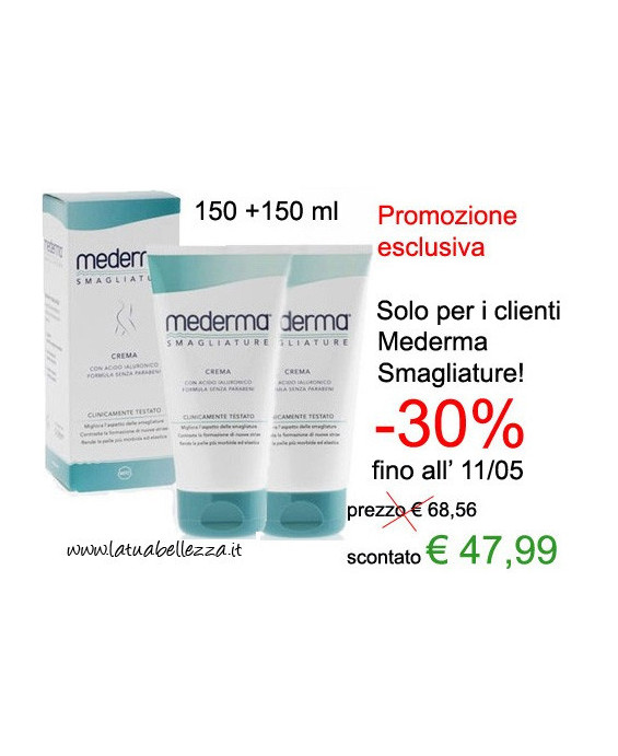 Mederma Smagliature -30% (Solo per i clienti che lo hanno acquistato) 150 + 150 ml
