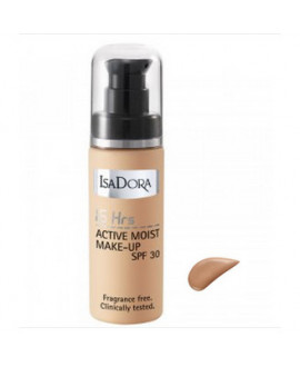 Isadora 16Hrs Active Moist Make-up SPF 30 - Fondotinta Beige N°34