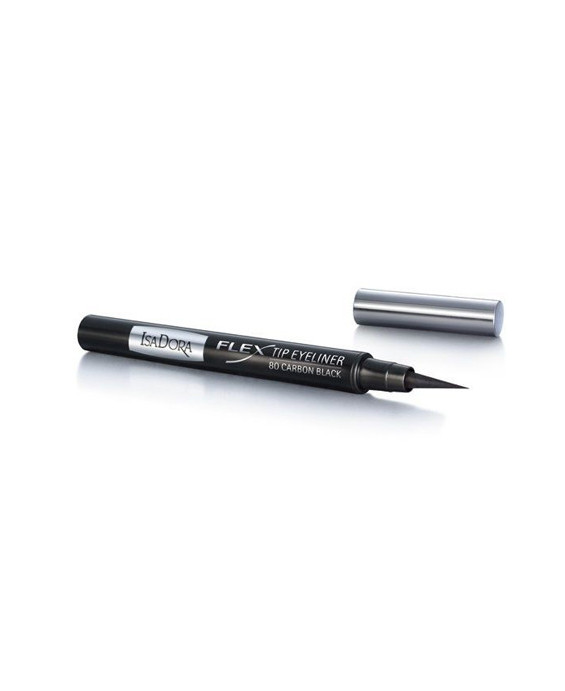 Isadora flex tip eyeliner carbon black