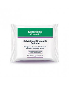 Somatoline Cosmetic Salviettine Struccanti Delicate