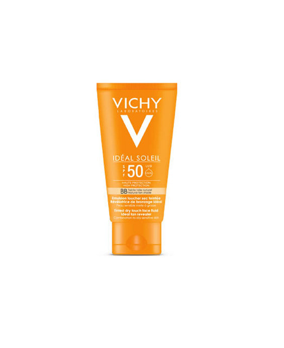 Vichy Idéal Soleil BB Emulsione Colorata Effetto Asciutto SPF 50+