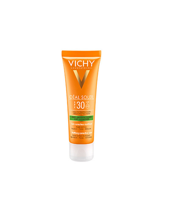 Vichy Idéal Soleil Trattamento Protettore Correttivo Effetto Mat SPF 30+ 