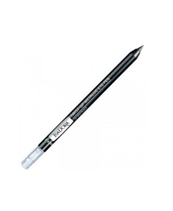 Isadora Twist-Up Metallic Eye Pen 58 Deep Black 