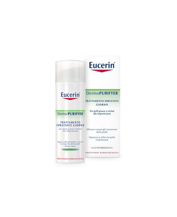 Eucerin DermoPurifyer - Crema viso giorno - Idratante ed effetto mat