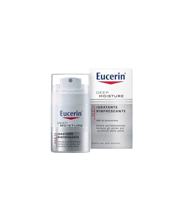 Eucerin Men Deep Moisture Crema Idratante Rinfrescante Uomo