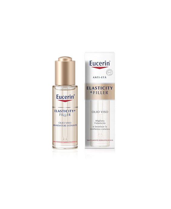 Eucerin Elasticity + Filler Olio Viso Anti Età Rinnovatore Satinante