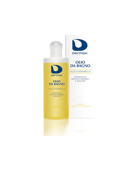 Dermon Olio da Bagno alla Camomilla Detergente Delicato Lenitivo