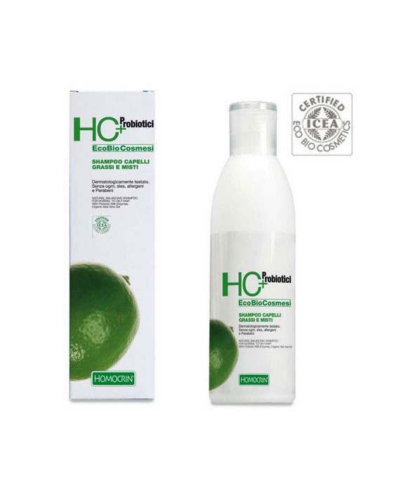 Specchiasol Homocrin Shampoo Naturale per Capelli Grassi e Misti