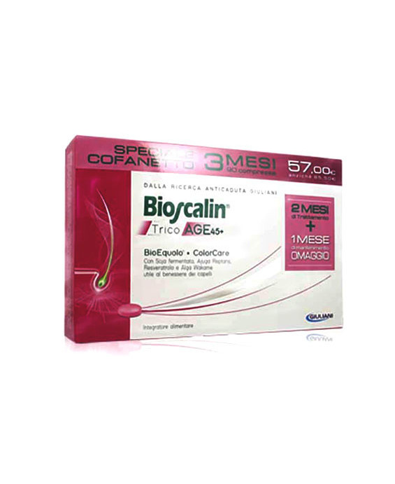 Bioscalin Tricoage 45+ Integratore Cofanetto Speciale