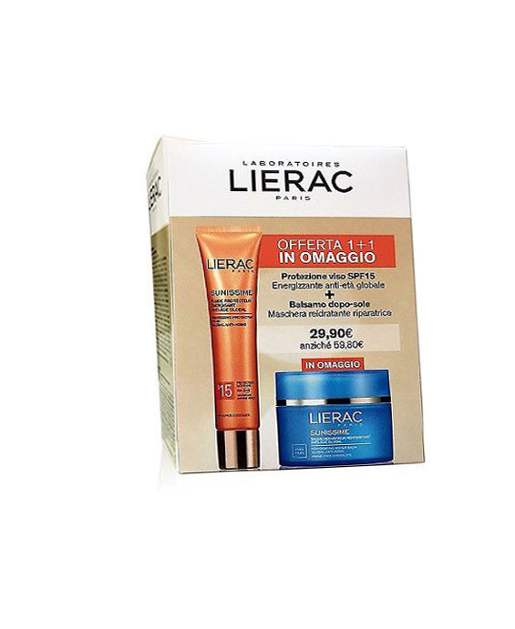 Lierac Offerta 1+1 in Omaggio Protezione Viso Spf 15 + Balsamo Doposole