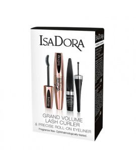 Isadora Grand Volume Lash Curler & Precise Roll - On Eyeliner