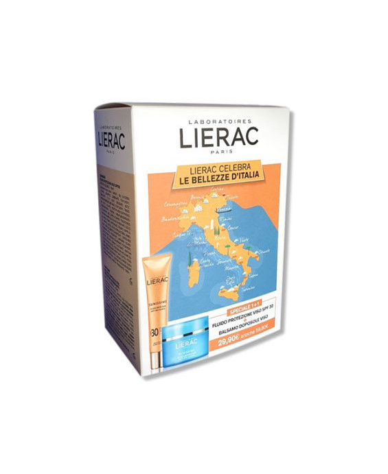 Lierac Sunissime Speciale 1+1 Fluido Protezione Viso SPF 30+ in Omaggio Balsamo Doposole Viso