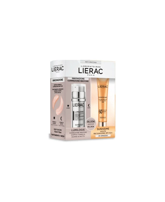 Lierac Cofanetto Zero Macchie Lumilogie Doppio Concentrato + in Omaggio Sunissime Fluido Viso SPF 50