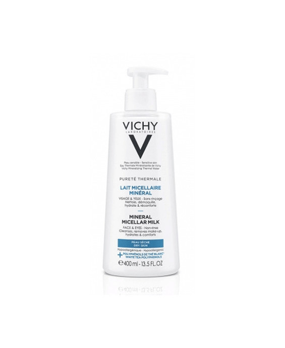 Vichy Purete Thermale Latte Detergente Micellare Pelle Secca 400ml