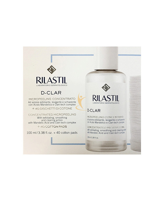 Rilastil D-Clar Micropeeling Concentrato + 40 dischetti di cotone