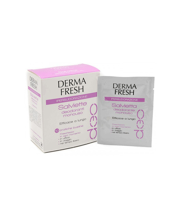 Dermafresh Ipersudorazione Salviette Deodoranti Monouso