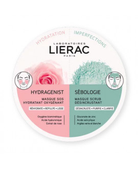 Lierac Maschera Viso Duo Hydragenist e Sebologie