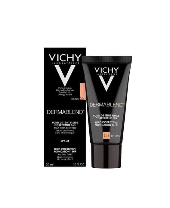 Vichy Dermablend Fondotinta Fluido 55 bronze