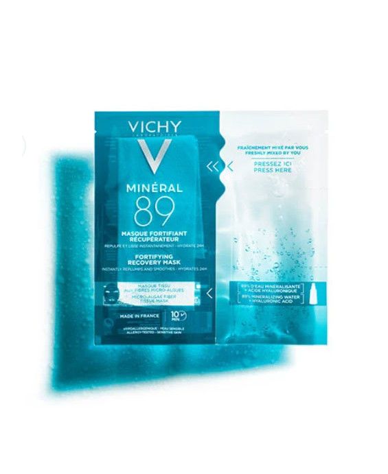 Vichy Mineral 89 Maschera Fortificante Riparatrice in Tessuto