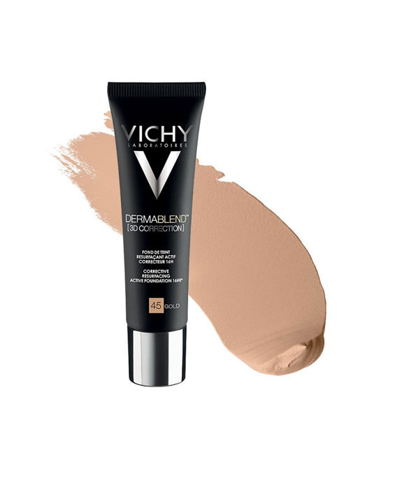 Vichy Dermablend 3D Correction Fondotinta Correttore 45 Gold