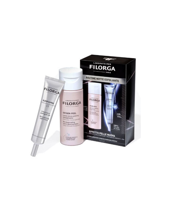 Filorga Cofanetto Esfoliazione Pelle Nuova Oxygen-Peel 150ml + Sleep&Peel 40ml (-50%)